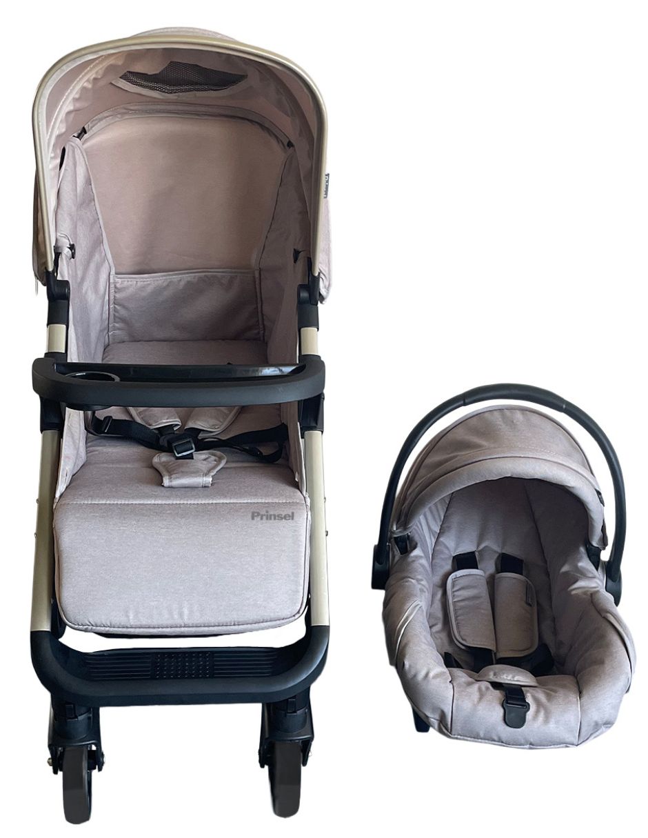 Carriola con portabebé plegable 6